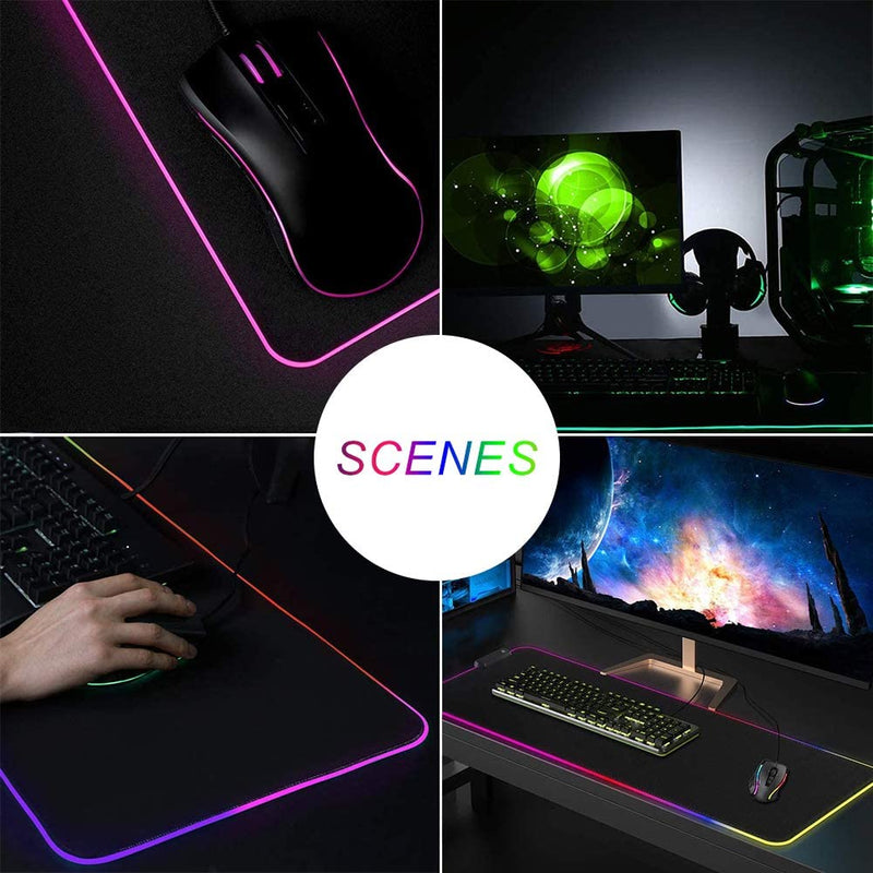 Tapete de mesa/mouse pad de LED