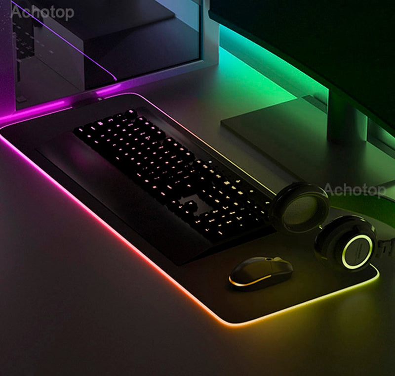 Tapete de mesa/mouse pad de LED