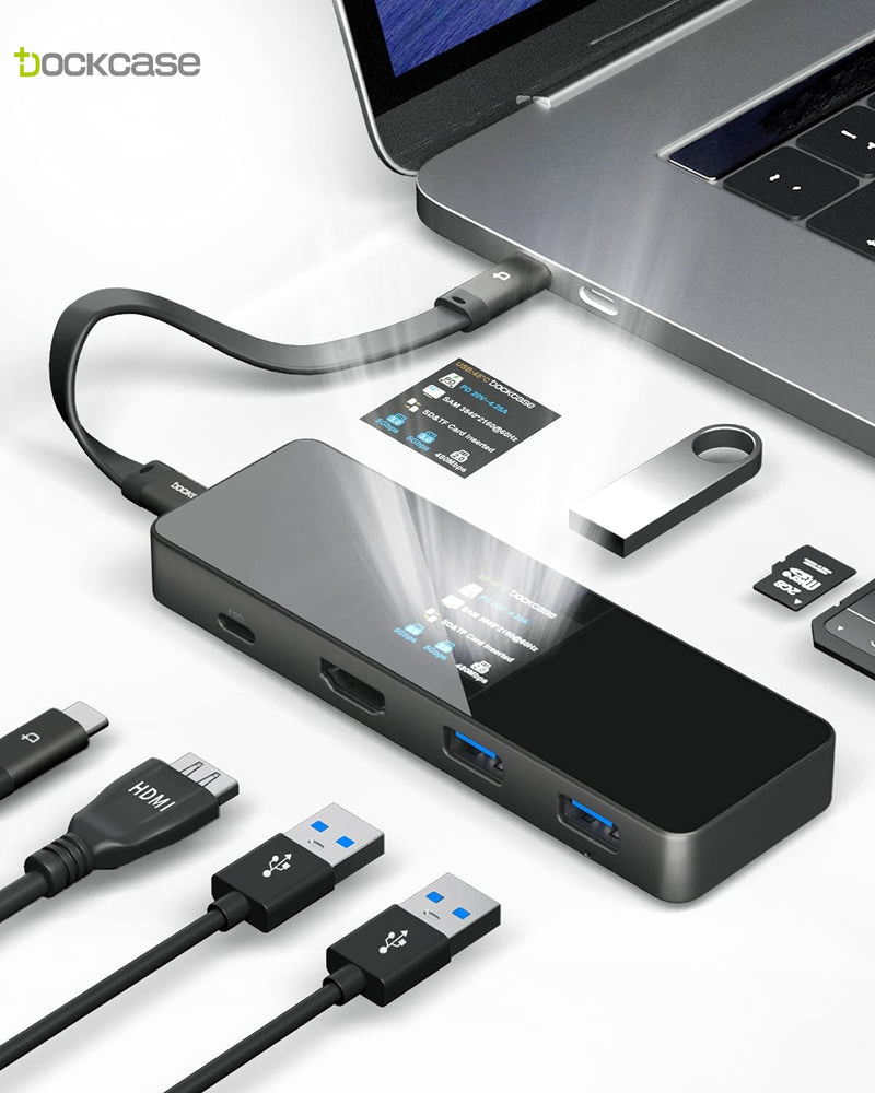 DockCase Visual USB Hub 7 em 1